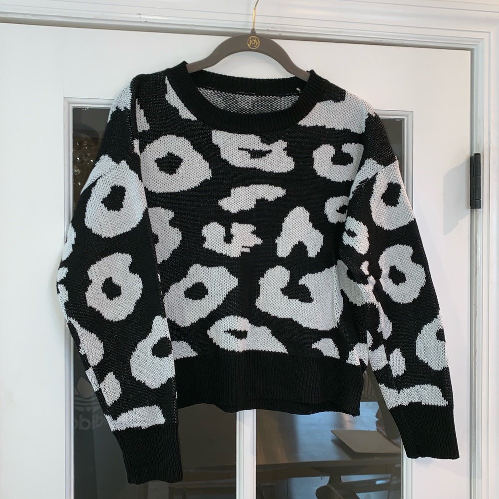 Cheetah Print Sweater